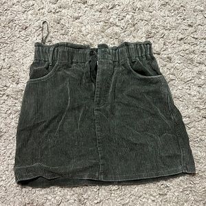 Corduroy skirt